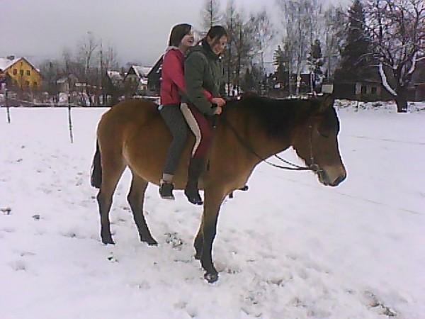 A obě holky na koně,aby se to neprodlužovalo